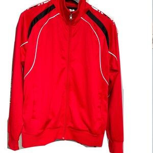 Men's Red Windbreaker Jacket